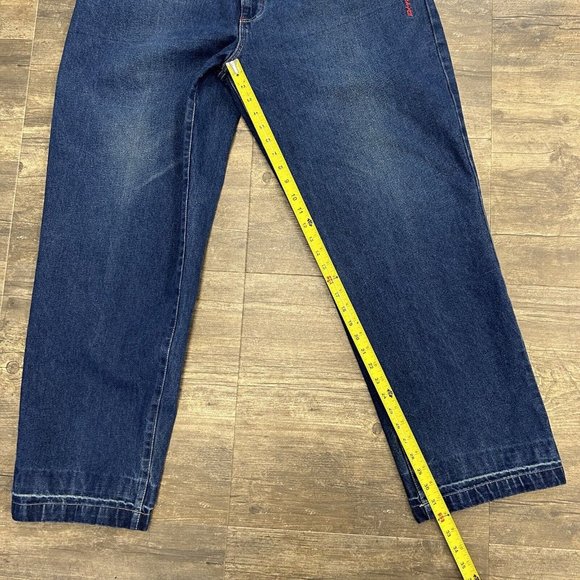 Fubu The Collection Circa XCII Denim Jeans Men Size 38 Baggy Loose y2k Grunge - Picture 4 of 11